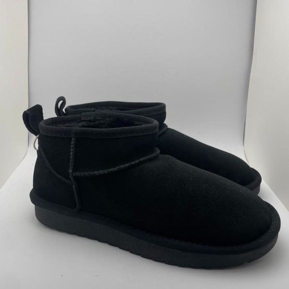 CUSHIONAIRE Women's Cozy pull on boot BLACK 8 - Picture 1 of 6